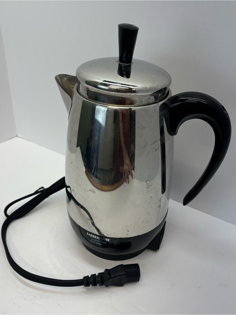 Farberware Superfast 8 Cup Electric Coffee Percolator Tested Works - Picture 4 of 8